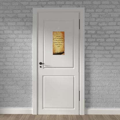 Inspirational Wood Sign - Gandalf Quotes 'Small Deeds of Ordinary Folk Keep the Darkness At Bay' - Decorative Hanging Wall Plaque for Positive Home and Living Room Decor