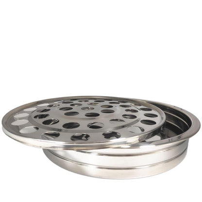 2 Pcs Communion Cup Trays for Church Service,2 Stackable Communion Serving Trays,Church Communion Trays Serving Ware Sets W/ 160pcs Disposable Cups