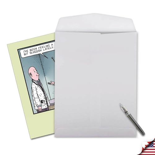 NobleWorks Jumbo Feel Better Greeting Card w/Envelope Sluggish Humor J9744 - style: Feeling Sluggish