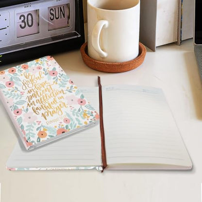 Bible Verse Lined Journal Notebook for Women Men, Christian Gifts for Women - color: Multi 0335