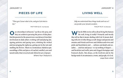 God's Message for Each Day: Wisdom from the Word of God (A 365-Day Devotional)