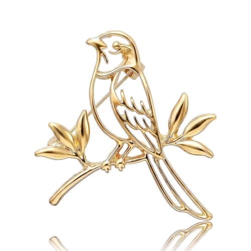 Enamel Bird Theme Brooch Pin for Women, Vintage Flying Bird Lapel Pin - color: Bird5