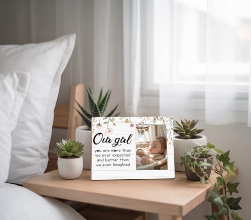 NewBorn Baby Girls Picture Frame - color: our girl