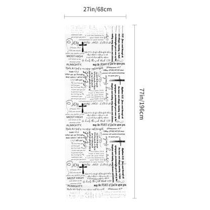 Prayer Shawls and Wraps for Women, Jesus Christian Gifts Bible Scarf Super Soft Fashion Shawl With Tassel - color: Color1