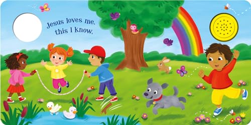 Jesus Loves Me | Christian Sound Book for Babies & Toddlers | 1-Button Board Book with Music, Printed Lyrics & Sing-Along Fun | Faith-Based Gift for Ages 1+