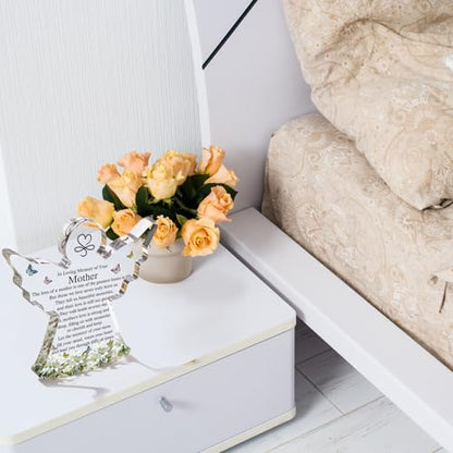 Jetec Sympathy Gifts for Loss Acrylic Angel Memorial Bereavement,Mother - style: Mother