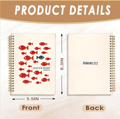 Bible Journal for Women, Christian Prayer Journal Notebook Gifts - color: Bible Verse Prayer Notebooks-white