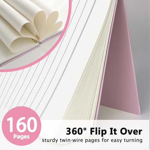 Cute Pink Christian Notebook Journal School Supplies for School - color: Oh How He Loves Us.
