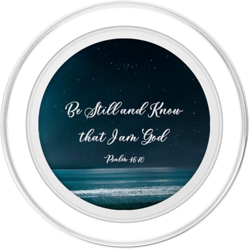 Be Still and Know that I Am God Psalm 46:10 Christian Quote PopSockets PopGrip for MagSafe - style: Magnetic PopGrip
