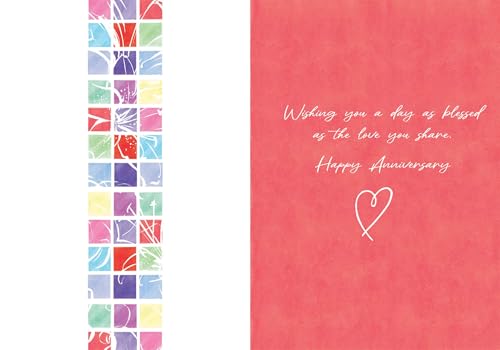 NIV Colorsquare Spring Anniversary Card, 1 Count - color: Colorsquare Spring