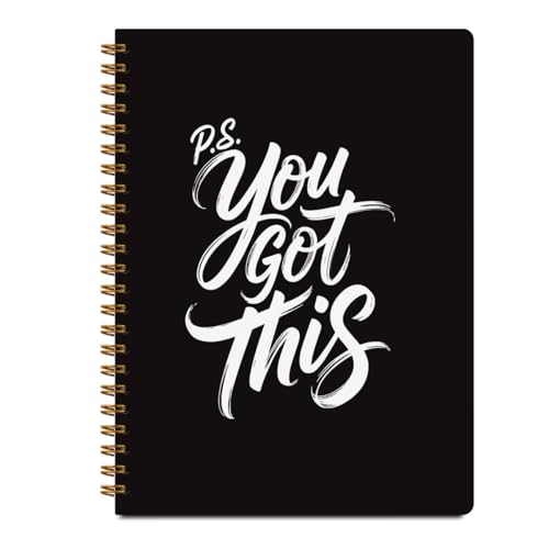 You Got This Spiral Notebook, Inspirational Notebooks for Women Men - color: You got this