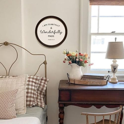 SkyCozy Christian Bible Verses Framed Wall Art Decor 10x10 Inch - color: Bible(Wooden)-08