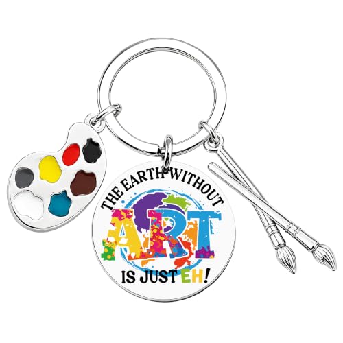 Inspirational Keychain for Women, Appreciation Gift for Mother Daughter Best Friend, Christmas Key Ring - style: Artist