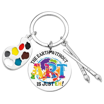 Inspirational Keychain for Women, Appreciation Gift for Mother Daughter Best Friend, Christmas Key Ring - style: Artist