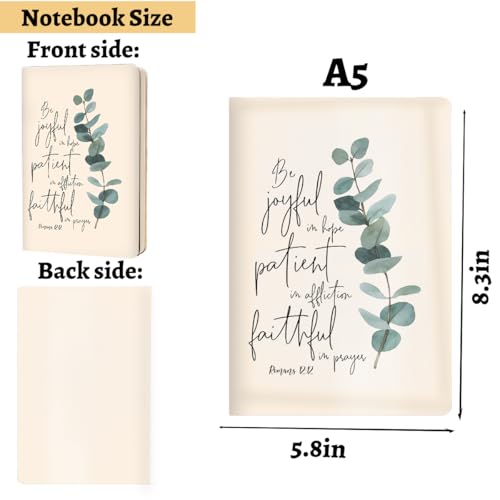 Encouraging Bible Verse Hard Shell Journal Notebook 200 Sheets (5.8 x 8.3) - color: Multi 1158