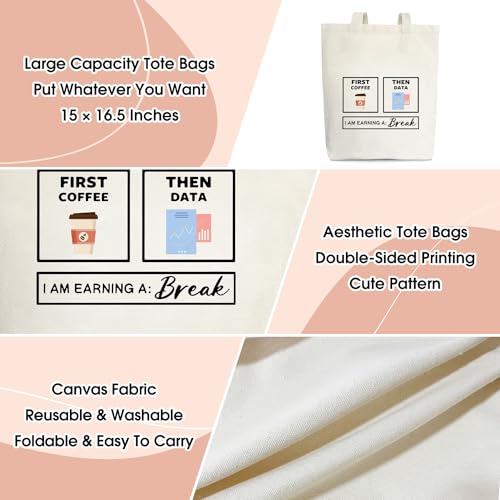 Doreen's Boutique Aesthetic Canvas Handbag Tote Bag - style: Coffee