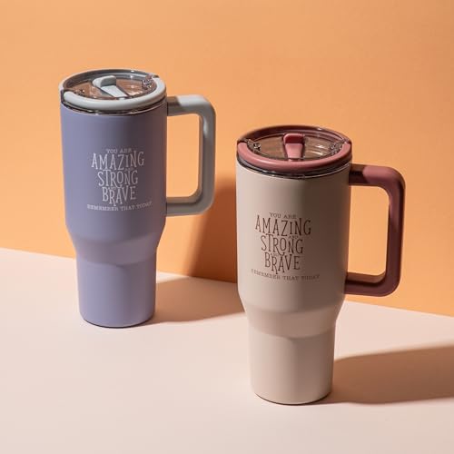 DIVERSEBEE 30 oz Insulated Stainless Steel Tumbler with Lid (Cloud) - color: Cloud, size: 30 Ounces