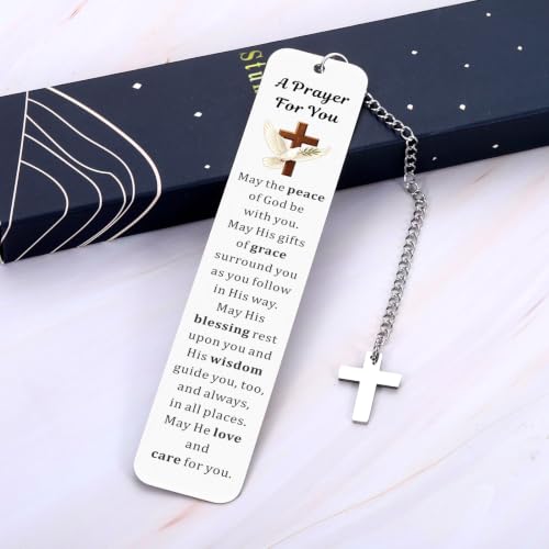 Christian Bookmarks for Women, Bible Bookmarks for Women with Cross Pendant