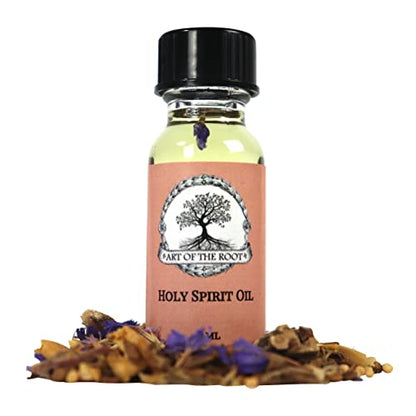Holy Spirit Oil 1/2 Oz | Handmade with Herbs & Essential Oils | Faith, Blessings & Prayers | Hoodoo Wicca Pagan Conjure Spirituality