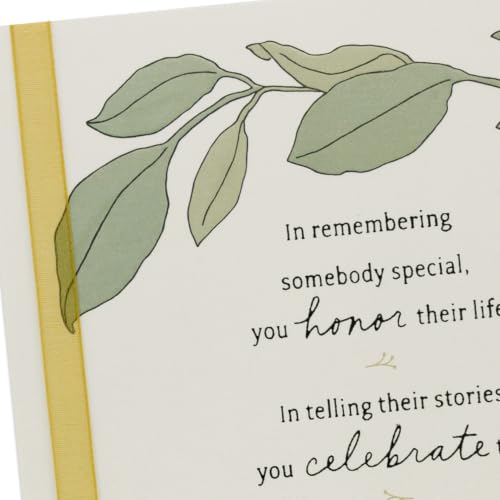 Hallmark Sympathy Card (Honor and Celebrate Them) - style: Honor and Celebrate Them