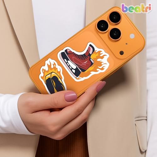 BEATRI Ice Hockey Stickers 50Pcs Waterproof Vinyl Hockey Decor - color: Hockey Stickers