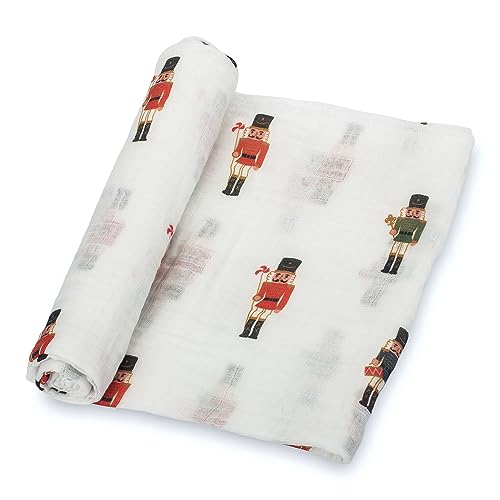 LollyBanks Muslin Swaddle Blankets, 100% Organic Cotton Receiving Blanket - color: What's Cracking
