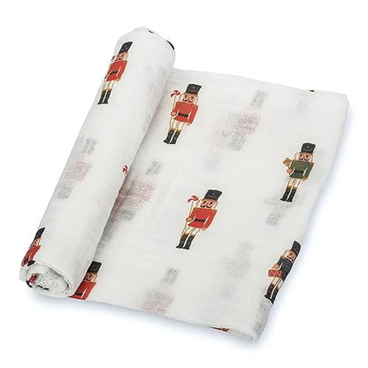 LollyBanks Muslin Swaddle Blankets, 100% Organic Cotton Receiving Blanket - color: What's Cracking