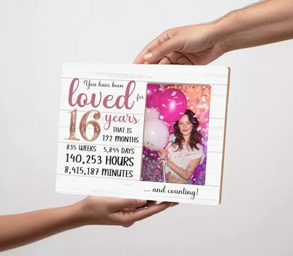 Sweet 16 Gifts for Girls Picture Frame - color: sweet 16