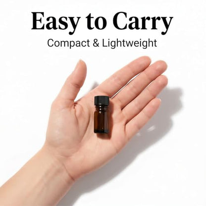 100Pcs 2ml Amber Glass Vials with Caps - Mini Essential Oil Sample Bottles (5/8 Dram) - Leak Proof UV Resistant Tiny Jars for Perfume Decants, Lab Reagents & Travel Samples - color: Amber, size: 2ML