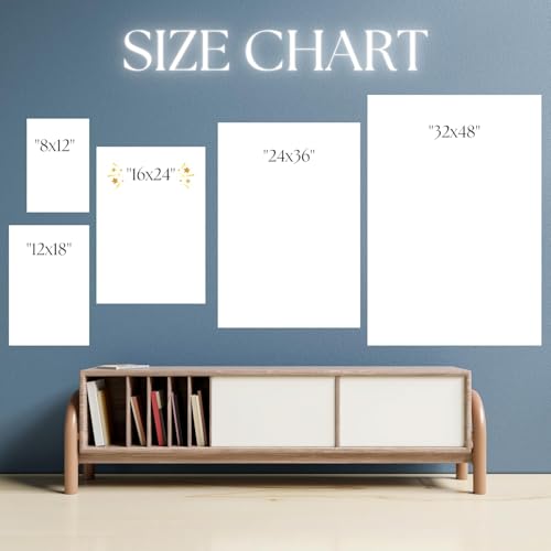 VIRAGIL Personalized Baptism Sign, Custom Cross With Name and Date, Affirmation Baptism Gift For Boy and Girl, Canvas Wall Art, 12x18 inches - color: Design 4