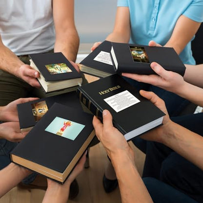 Motiskyy 120 Pcs Spanish Catholic Prayer Card with Saint and Prayer - style: Spanish Classic Style Horizontal Print