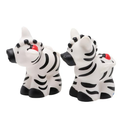 Fisher-Price Replacement Parts Little People Noah's Ark Playset BMM06 - DKV74 - Replacement Pair of Male and Female Zebras and Ladybugs