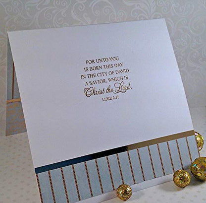 Clear Stamps Christian Religious Merry Christmas 4x6 Inch Sheet - 10 Pieces