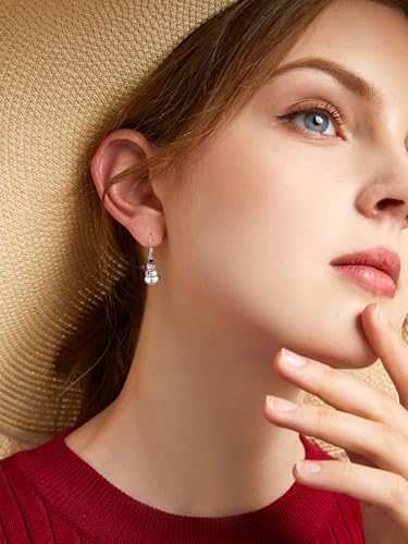 Dorunmo 925 Sterling Silver Dangle Drop Earrings for Women Holiday Earrings Hypoallergenic Halloween Christmas Jewelry Festival Gifts for Women - style: Christmas-Snowman-03