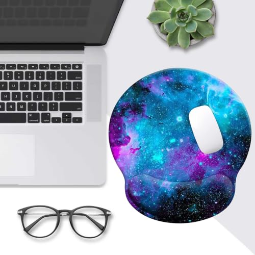 Ergonomic Mouse Pad with Wrist Support,Gaming Mousepad with with Non-Slip - color: Round-C2