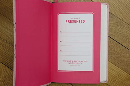NIV, Bible for Kids, Flexcover, Pink/Gold, Red Letter, Comfort Print: Thinline Edition (Easy-to-Read, Easy-to-Carry)