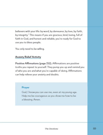 Rising Above: Teen Devotional for Girls: Prayers and Activities to Help Manage Anxiety