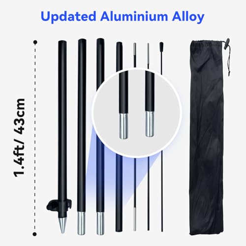 Double Sided Church Welcome Feather Flag with Pole Kit, 8FT Durable Polyester Outdoor Church Sign Banner, High Visibility Welcome Flag for Entrance, Sunday Service & Community Events