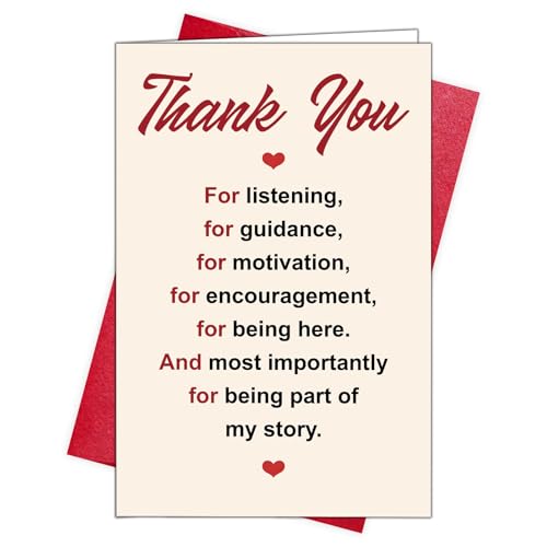 Thank You Cards with Envelopes, Funny Thank You Card for Coworkers Friends - color: DXI#039