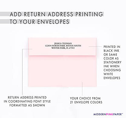 Modern Pink Paper Funeral Thank You Notecards Nautical Themed, FLAT Lighthouse Sympathy Cards With Envelopes, Bereavement Card With Envelopes, Coastal Theme, Your Choice of Quantity and Color - color: Lighthouse