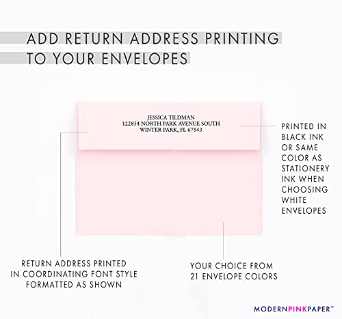 Modern Pink Paper Christian Funeral Thank You Notes Pre-Written, FLAT Religious Bereavement Thank You Cards With Envelopes, Greenery Sympathy Notecards With Cross, Your Choice of Quantity & Color - color: Cross With Greenery