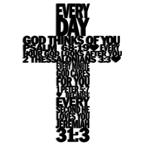 Christian Wall Art Gifts For Women Men Cross Wall Decor for Living Room - color: Christian Cross Wall Decor