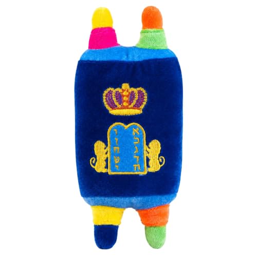 Rite Lite My Soft Torah Plush Toy Shabbat Gifts Educational Judaica Shabbos Hebrew Simchat Jewish Gifts Fun & Educational Party Favors | Ideal for Play, Learning, & Celebrating Jewish Traditions 8" H - size: Small
