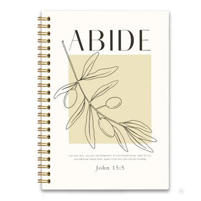 Bible Verse Journaling Notebooks for Women, Christian Women Gifts, Inspirational Christian Spiral Notebook Journal for Teen Girls, John 15:5, 5.8x8.3 in - color: John 15:5