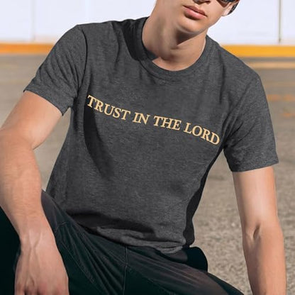 Mens Christian Graphic TShirt Jesus Faith Bible Verse Inspirational Tee - color: Grey, size: XX-Large