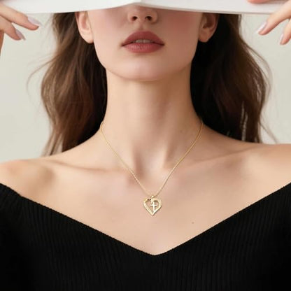 Cross Necklace for Women 14K Gold Cross Necklaces for Women