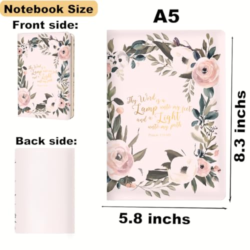 Inspirational Journal for Women, Bible Verse Christian Journals for Women - color: Multi 0332