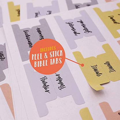 NIV, Beautiful Word Bible, Updated Edition, Peel/Stick Bible Tabs, Leathersoft over Board, Gold/Floral, Red Letter, Comfort Print: 600+ Full-Color Illustrated Verses