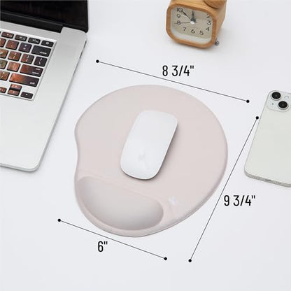 Mr. Pen- Ergonomic Mouse Pad with Wrist Rest - color: Beige