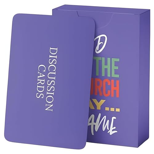 Christian Card Game for Families, Church Groups, Young Adult Ministries & Game Night - Faith-Based Conversation Starter with 47 Topic Cards + 18 Response Cards